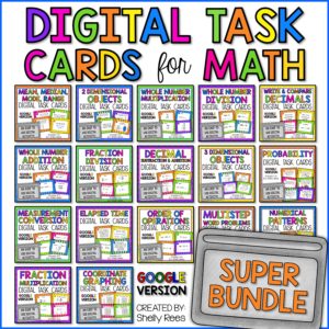 Click here to buy Digital Task Cards for Math