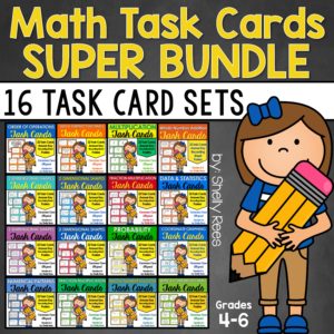 Click here to buy the Math Task Cards SUPER BUNDLE