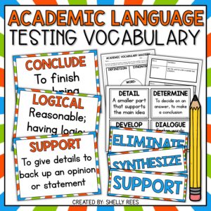 Click here to buy Academic Language Testing Vocabulary.