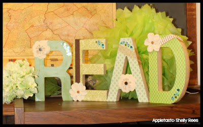 Create these cute Mod-Podge letters in my DIY Tutorial