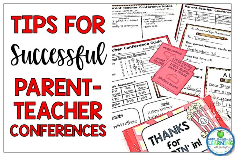 Grab some tips for successful parent teacher conferences in your classroom.