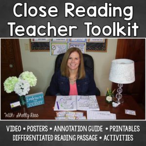 Close Reading Steps Toolkit for Teachers