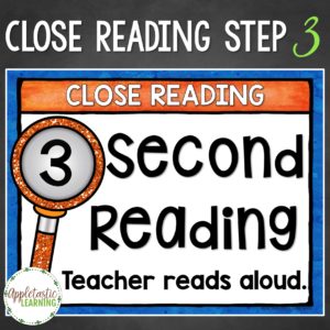 Close Reading Step 3: Second Reading