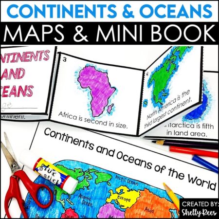 Continents and Oceans Activities