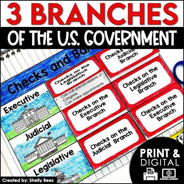 3 Branches of Government Activities