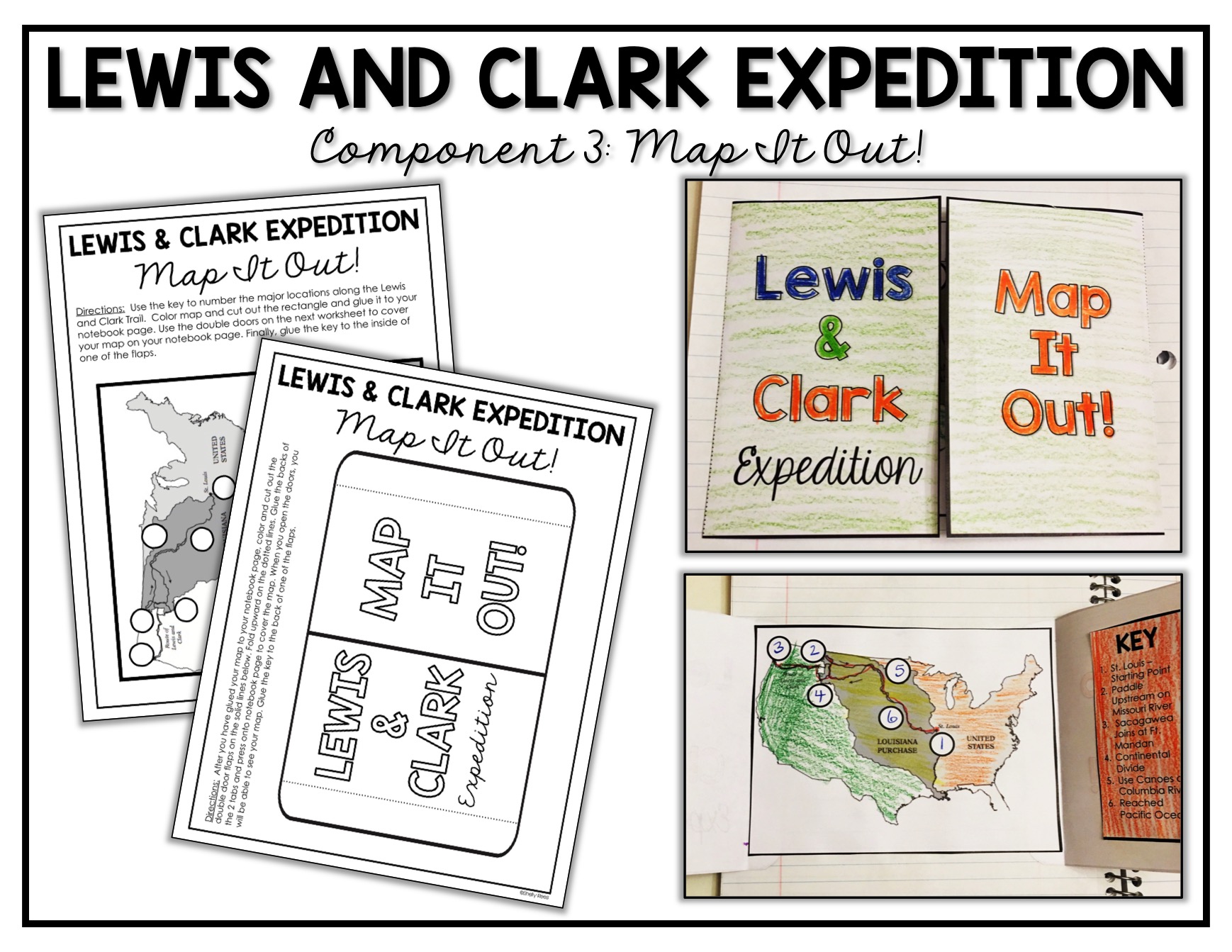 Lewis And Clark Map Worksheet