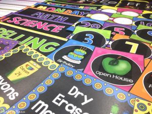 Shop the Chalkboard Brights Classroom Decor Kit