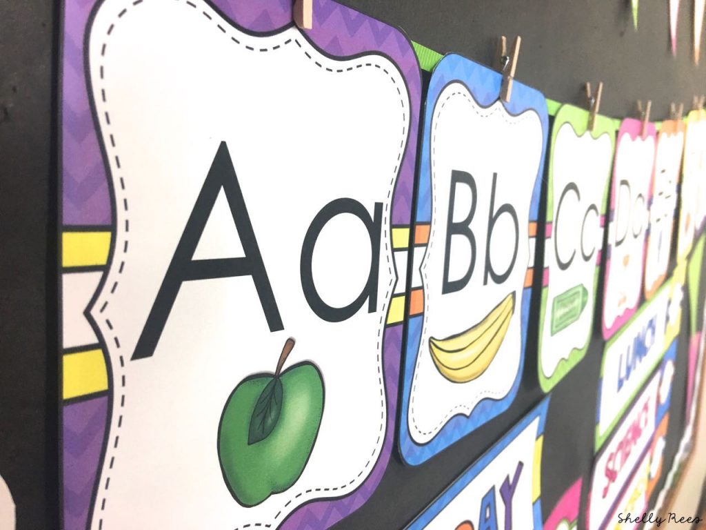 Chalkboard Brights Classroom Theme Decor