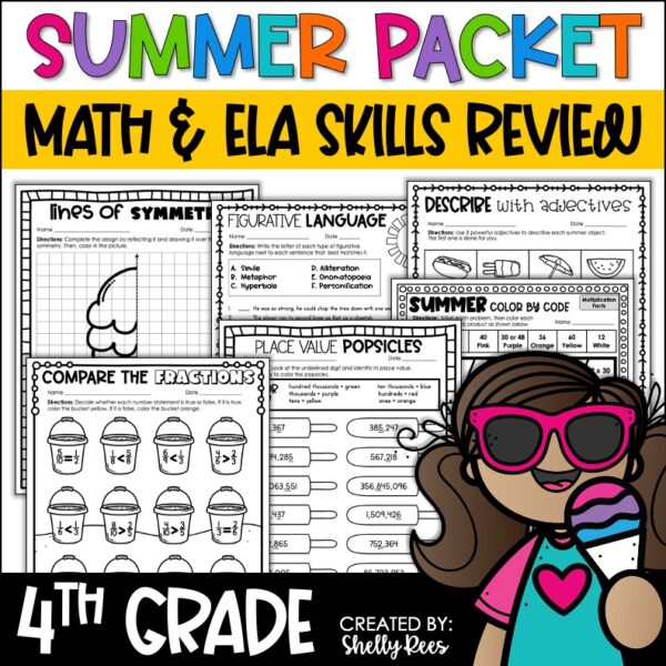 4th grade summer packet