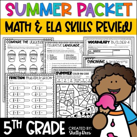 5th grade summer packet