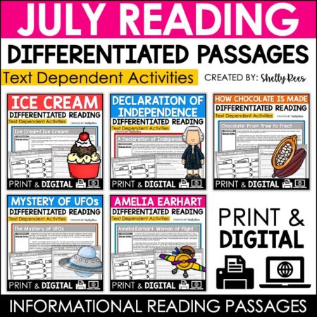 July Reading Passages