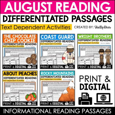 August Reading Passages