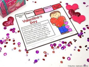 Valentine’s Day activities for kids are fun with these 8 Valentine’s Day activity ideas. Better than just worksheets, these activities for Valentine’s Day Math and Writing include graphic organizers, writing prompts, printables, coloring pages, and math activities. Perfect for 3rd, 4th, 5th, and 6th grades! Free Valentine’s Day printables included!