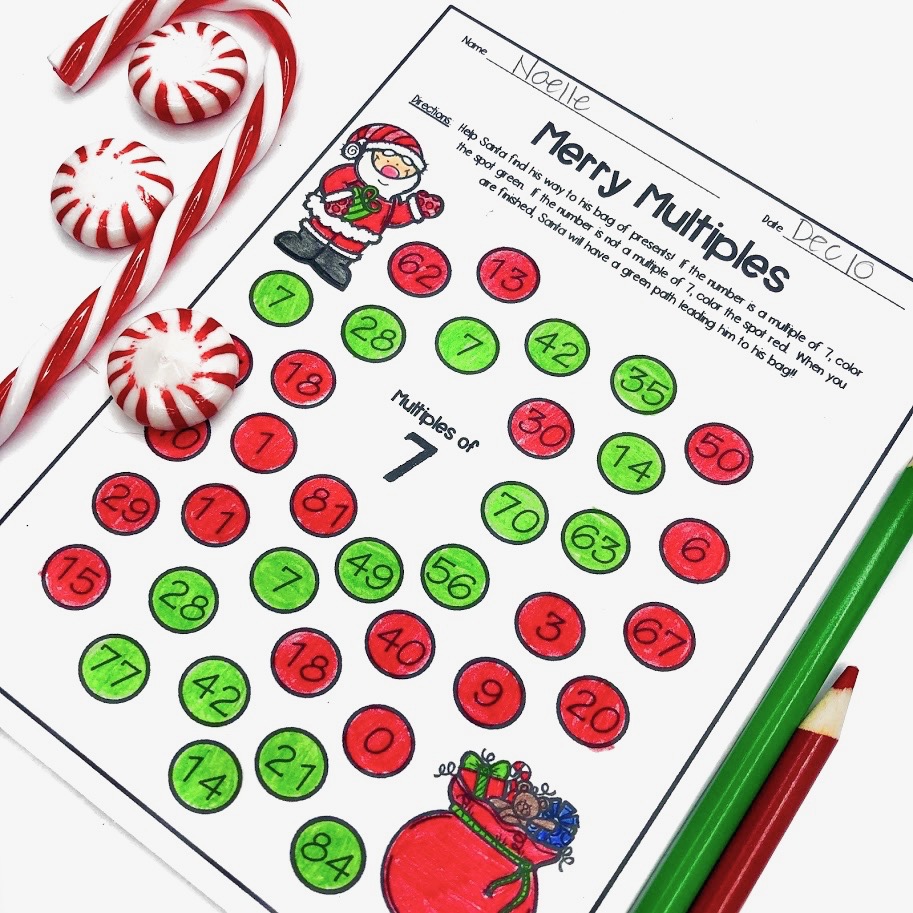 5 Fun Christmas Math Worksheets For Upper Elementary Classrooms Appletastic Learning