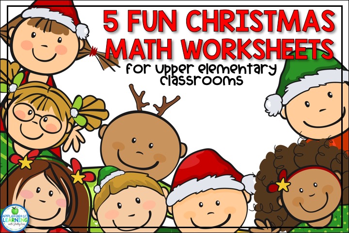 5 Fun Christmas Worksheets for Math