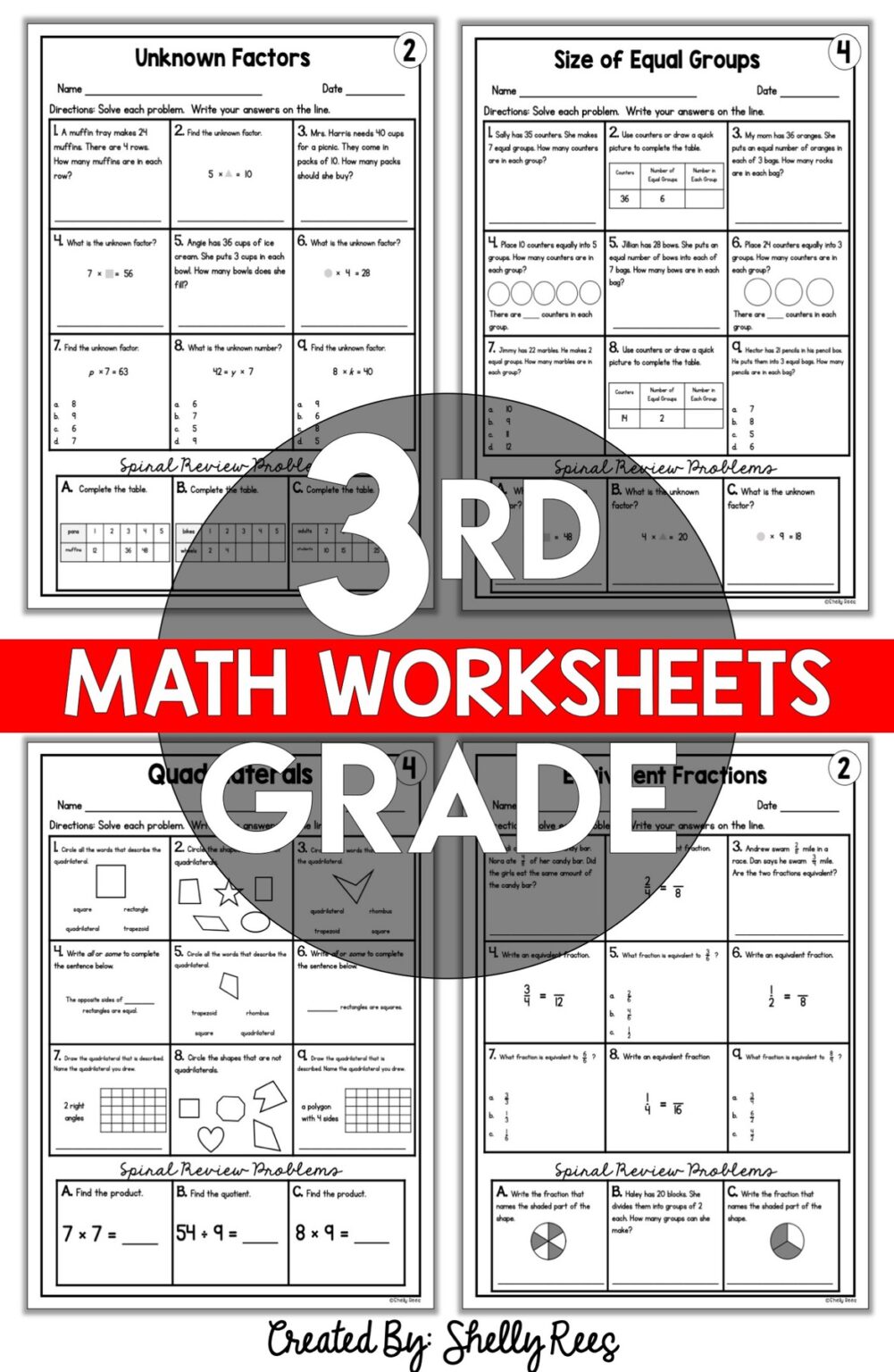 3rd grade homework packets pdf free