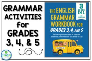 Grammar activities for 3rd grade 4th grade and 5th grade