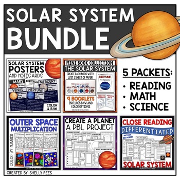 fun solar system projects for kids - solar system bundle