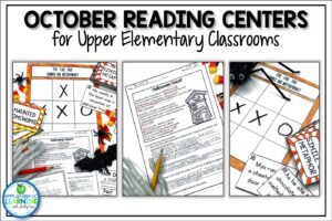 October Language Arts activities for upper elementary