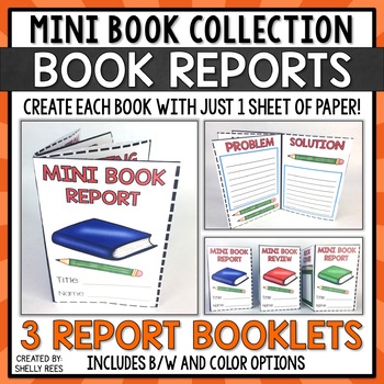 Book Report Templates Mini Book Projects - Appletastic Learning