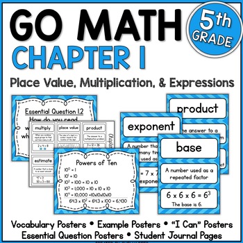 Go Math 5th Grade Chapter 1 Resource Packet - Appletastic Learning.