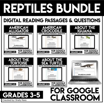 reptile reading passage bundle
