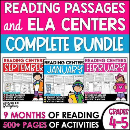 5th grade reading centers
