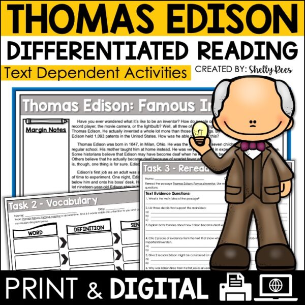 Thomas Edison Reading