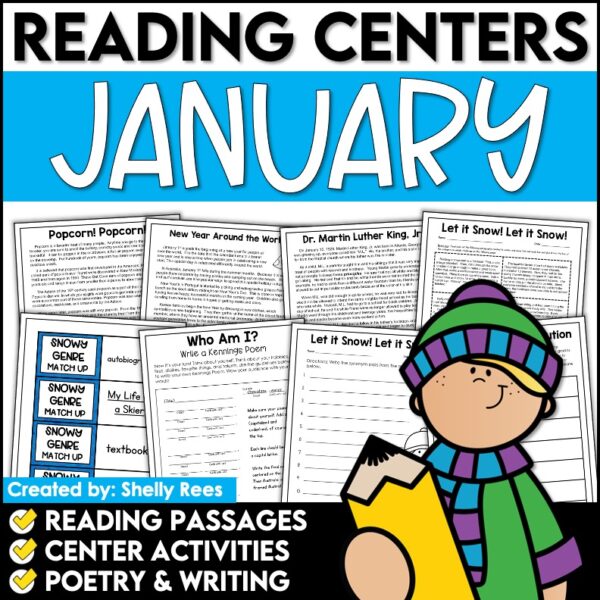 January Reading Centers