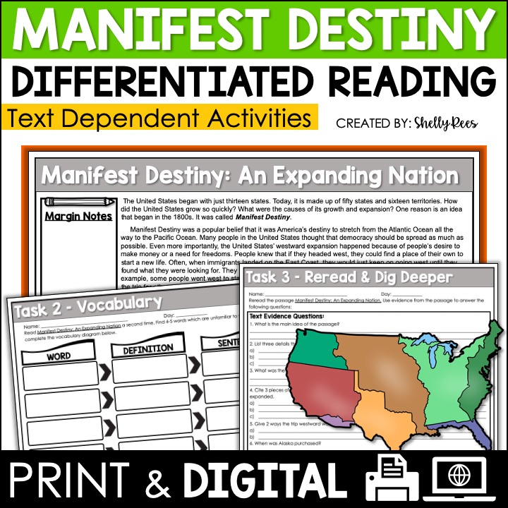 Manifest Destiny Reading