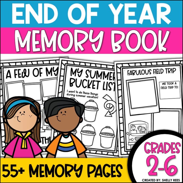 End of Year Memory Book