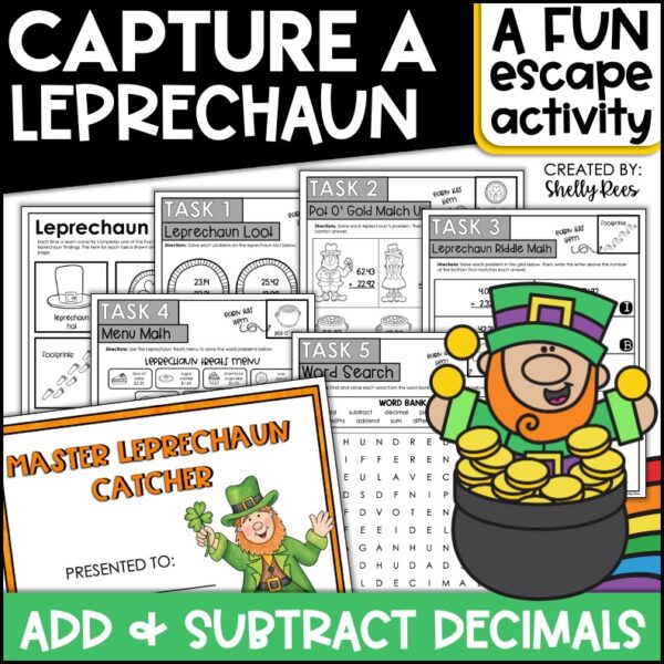 St. Patrick's Day Math Escape