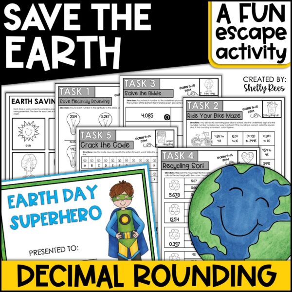 Earth Day Math Escape