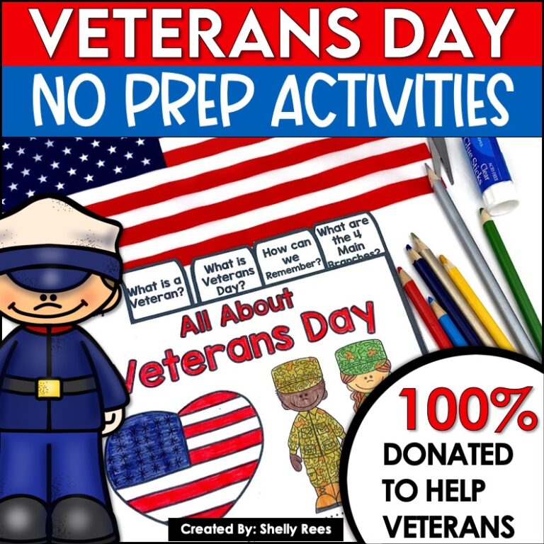 Veterans Day Activities for Elementary Students