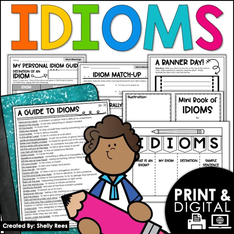 Idioms Worksheets