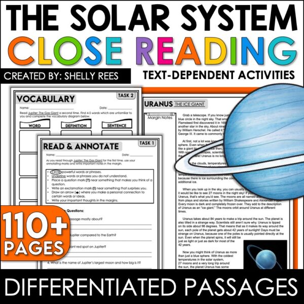 Planets Reading Passages