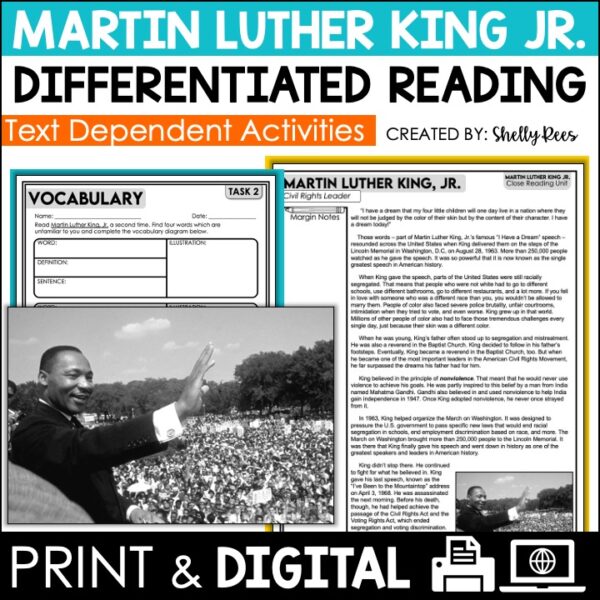 Martin Luther King Jr Reading