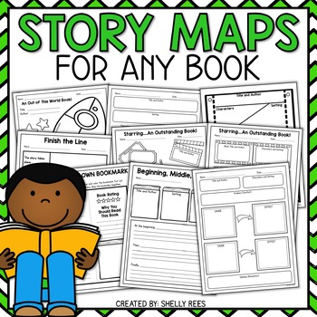 Story Maps Graphic Organizers for Any Book - Appletastic Learning