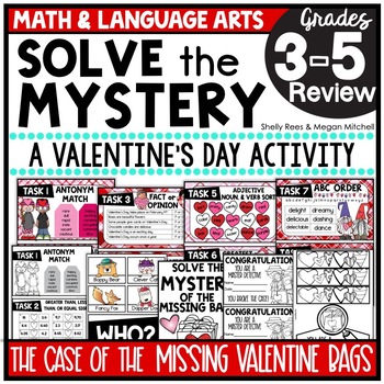 VAlentine's Day activities for math and reading