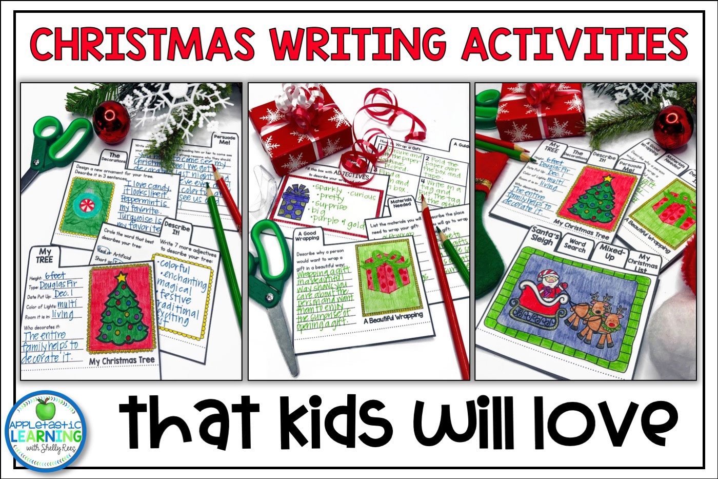 Christmas Writing Activities for Elementary Students
