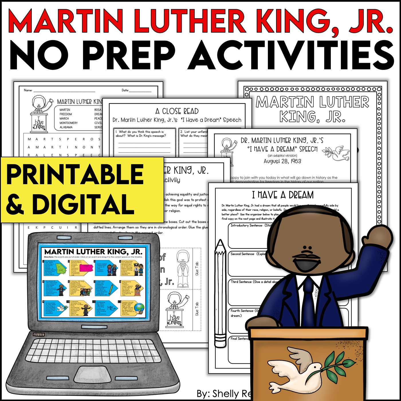 Martin Luther King Jr Activities And Projects For Kids Appletastic Learning