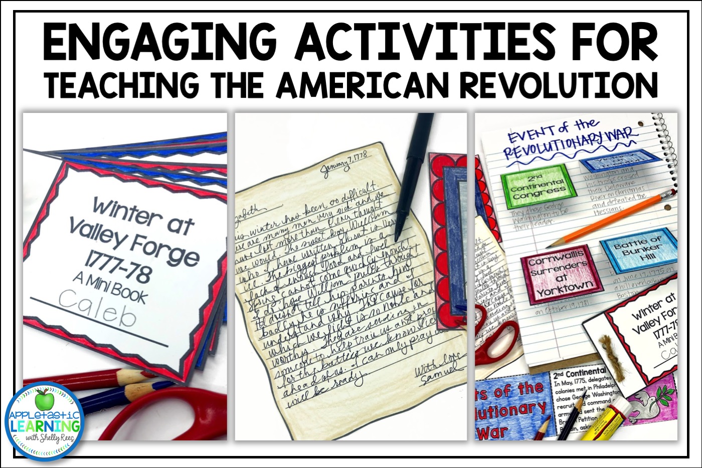 engaging activities to teaching about the american revolution