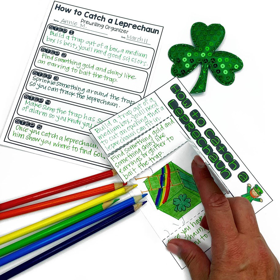 how to catch a leprechaun writing activity