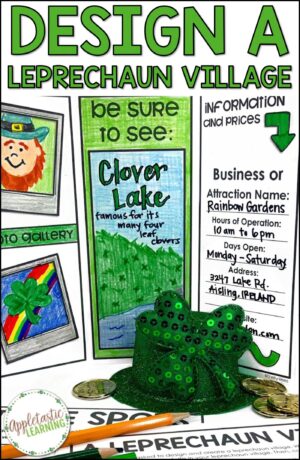 St. Patrick's day project based learning fun for math, reading and writing