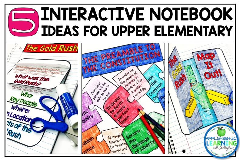 fill your lesson plans with fun and engaging interactive notebook activities for the upper elementary classroom