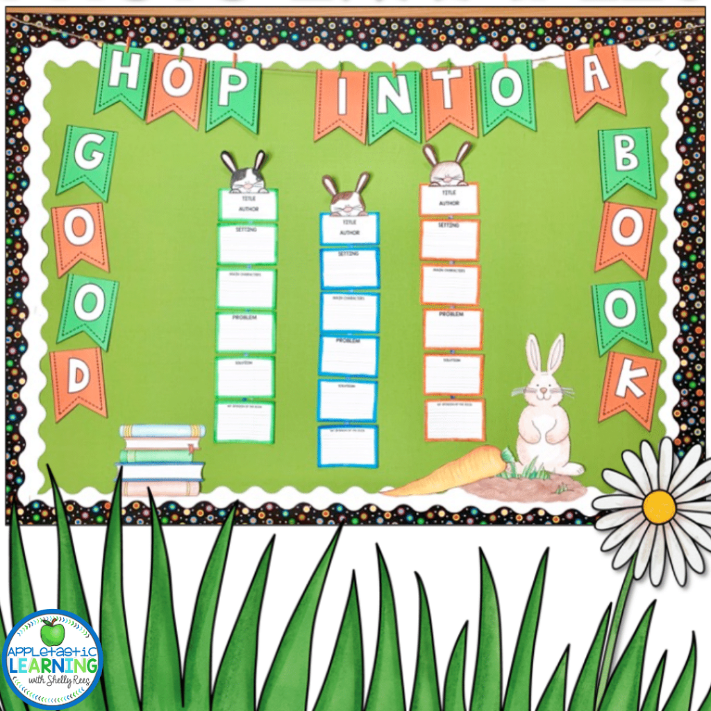 a book report bulletin board is a great way to engage students in reading