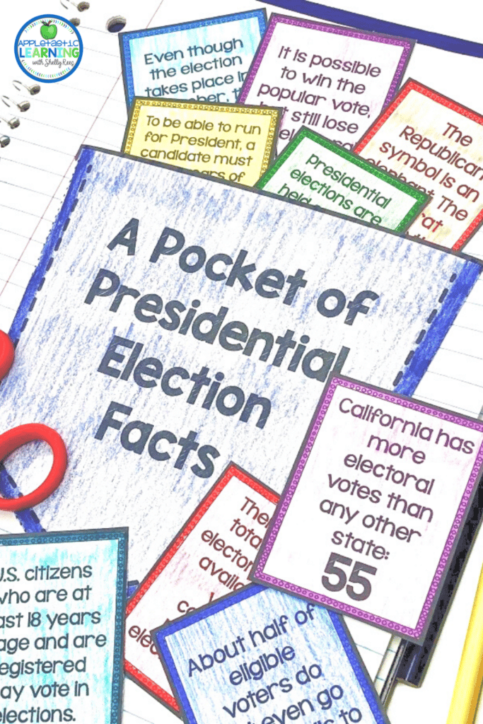 This interactive notebook is a great hands on learning tool for teaching elections to elementary students