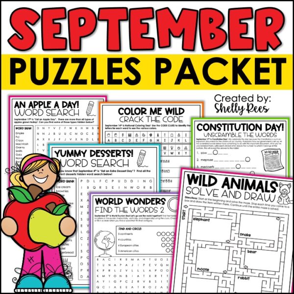 September Word Searches