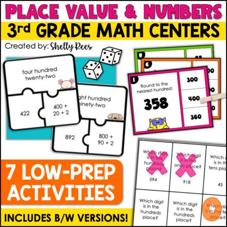 3rd Grade Place Value Centers