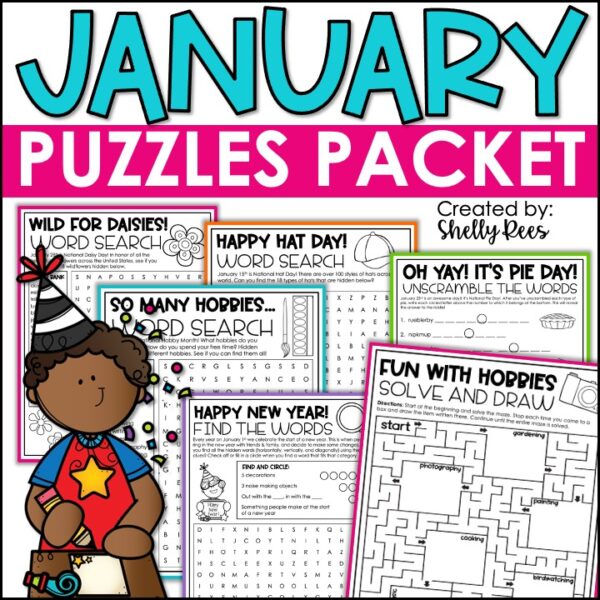 January Word Searches